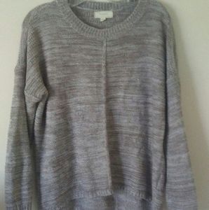 Tan loose fitting wool sweater